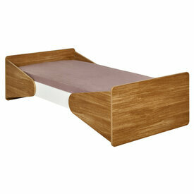 Pack lit bb avec matelas Zahia blanc et bois