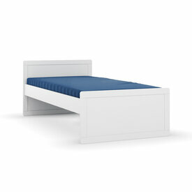 Pack lit volutif avec matelas Peter, Blanc