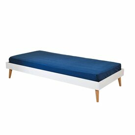 Pack lit enfant avec pieds et matelas Darla Blanc