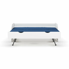 Lit banquette Gigogne ouvert Ezra Blanc