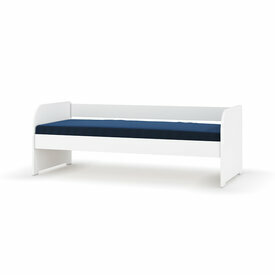 Pack lit banquette avec matelas Ezra blanc