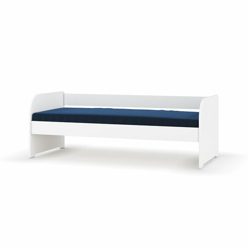 Pack lit banquette avec matelas Ezra blanc - Pack lit banquette avec matelas Ezra