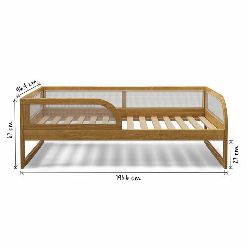 Schema dimensionnel - Lit enfant volutif Laya