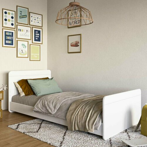 Ambiance - Version bas Lit enfant Lilow coloris Blanc