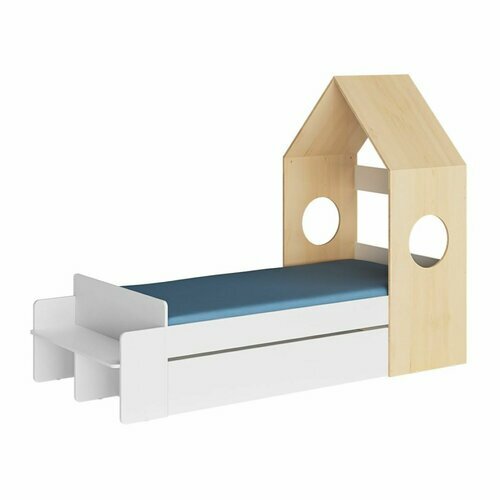 Pack lit cabane avec tiroir et matelas Sandro - Pack lit avec tiroir et matelas Sandro