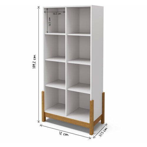 Schma dimensionnel - tagre 8 cubes verticale Kenan