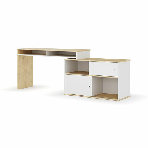 Version ouvert - 3/4 -  Bureau modulable Moon