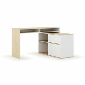 Bureau modulable Moon avec rangement  droite