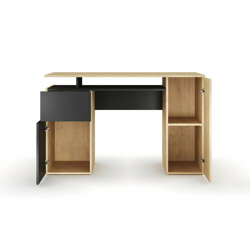 Bureau avec rangements ouverts Karl