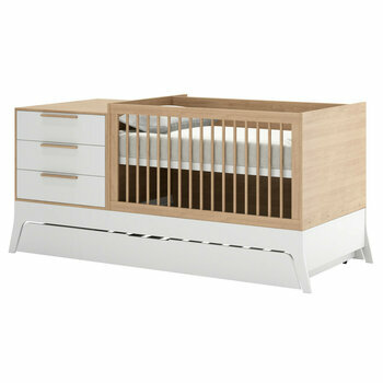 Pack lit bébé combiné et évolutif avec matelas Charlie